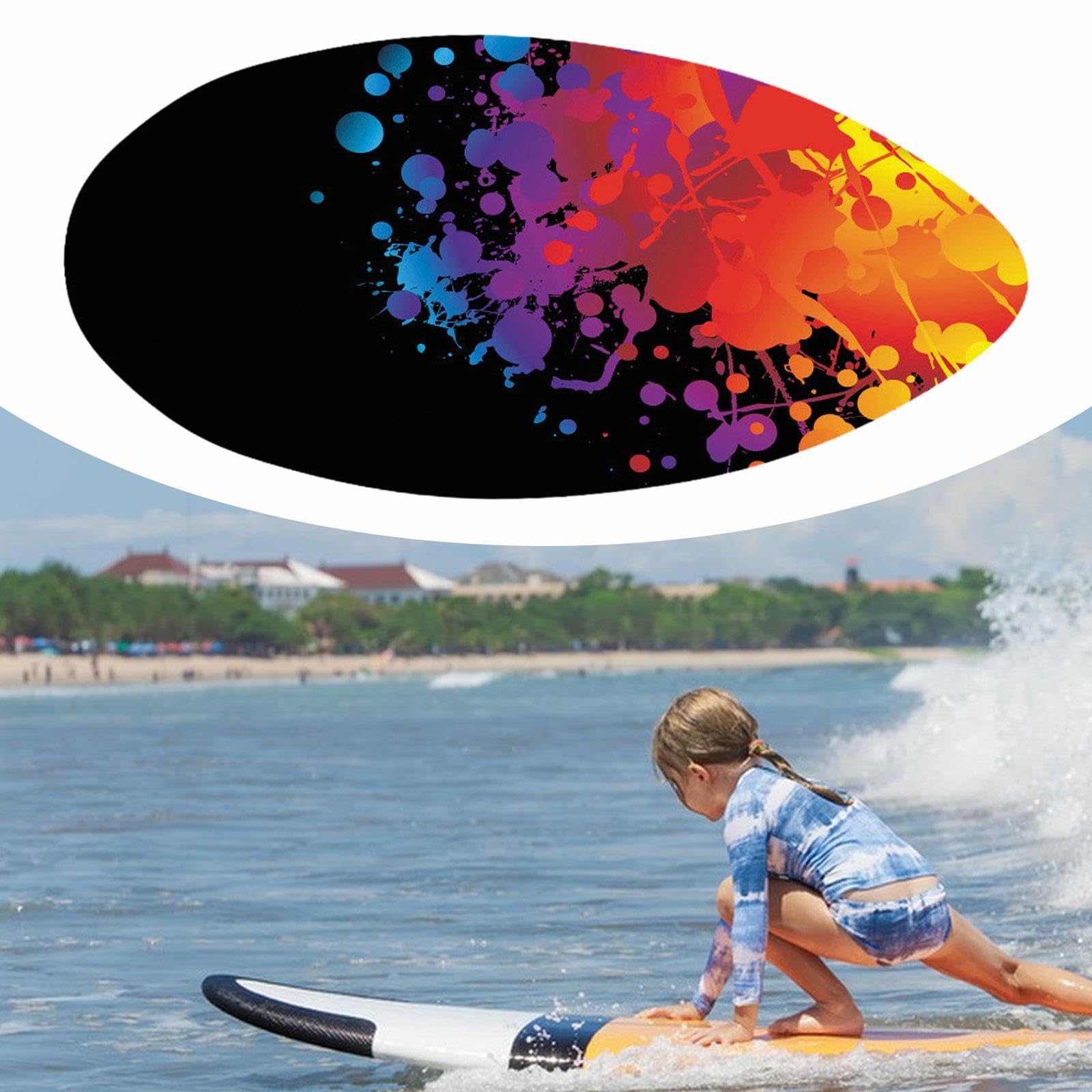 Homyl Skimboard, Skimboard, Tavola da Planata in Legno con Rivestimento Lucido, Bodyboard in Legno Premium, Tavola da Surf per Adolescenti E Adulti, Tutti G