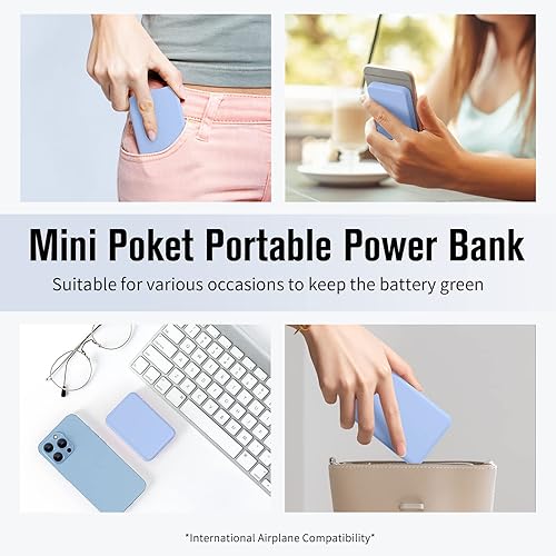 Miniatura 3 de VANYUST Portable Charger 5000mAh,3A Power Bank for iPhone 14 13 12 11 Samsung S22 S21 iPad etc.