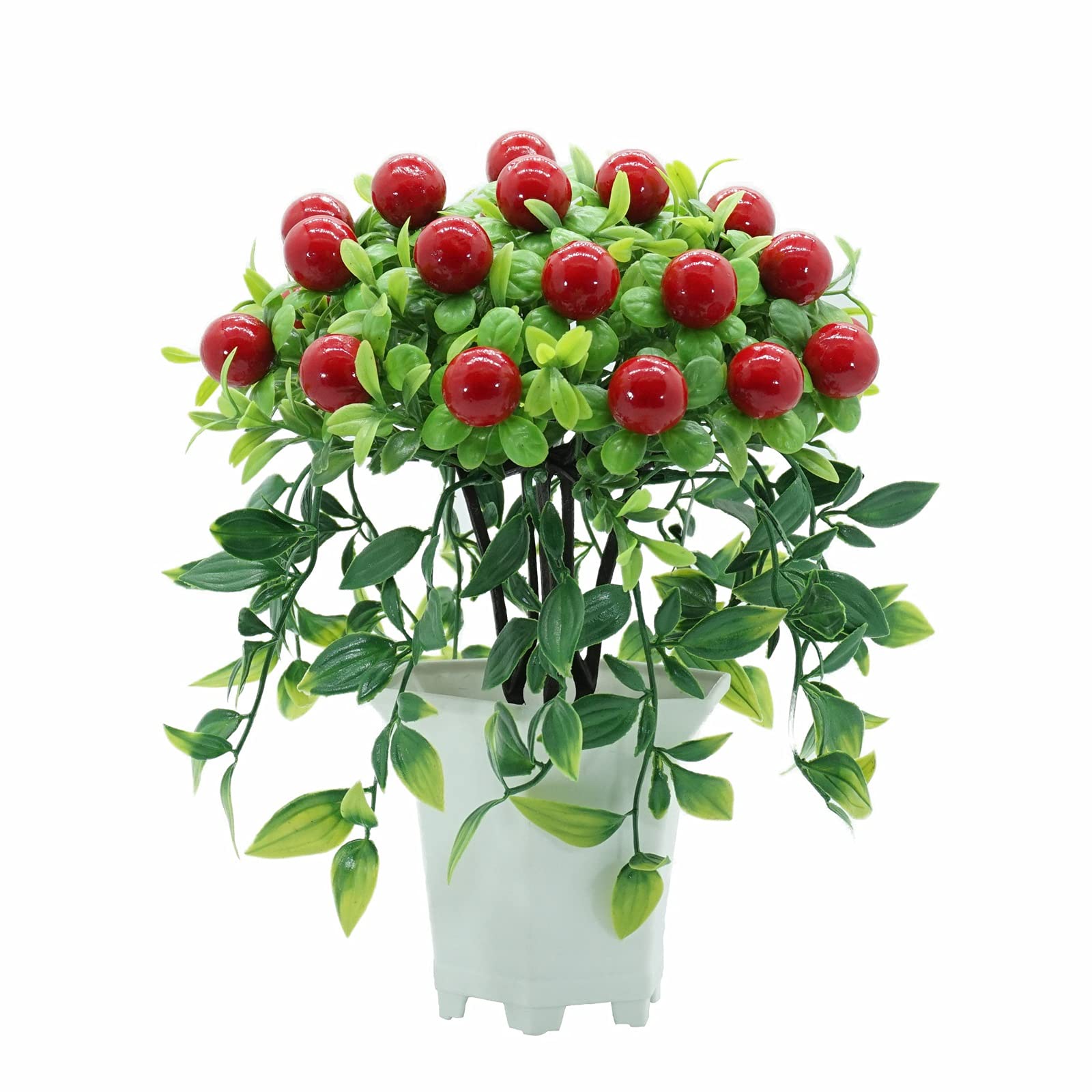 Arbre fruitier artificiel en pot pour sublimer votre jardin de fête et salon