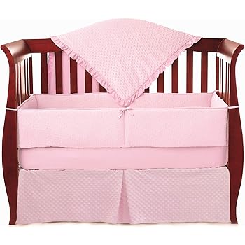 minky dot crib sheet