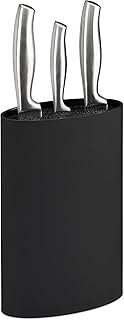 Relaxdays Knife Block Oval Knife Holder Unequipped