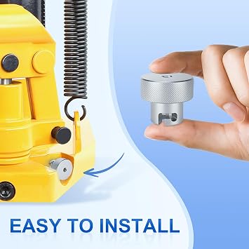 Suitable for Harbor Freight's Hydraulic Press Jack Valve Screws, 7/16'' Bottle Jack Valve Release Knob, Replaces Jack Handle Fitting, Made of 6061 Aluminium
