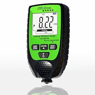 車用塗料厚さ計 CM-205FN | デジタルペイントメーター 塗料深度ゲージ コーティング厚さテスター カーペイントテスター ミルゲージ LCD 鉄/非鉄 自動キャリブレーション