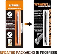 Vista 7 de Juego de uñas de 1 pieza, doble cabeza, perforador central de doble cabeza, herramienta de uñas con 1/32 pulgadas, 1/16 pulgadas