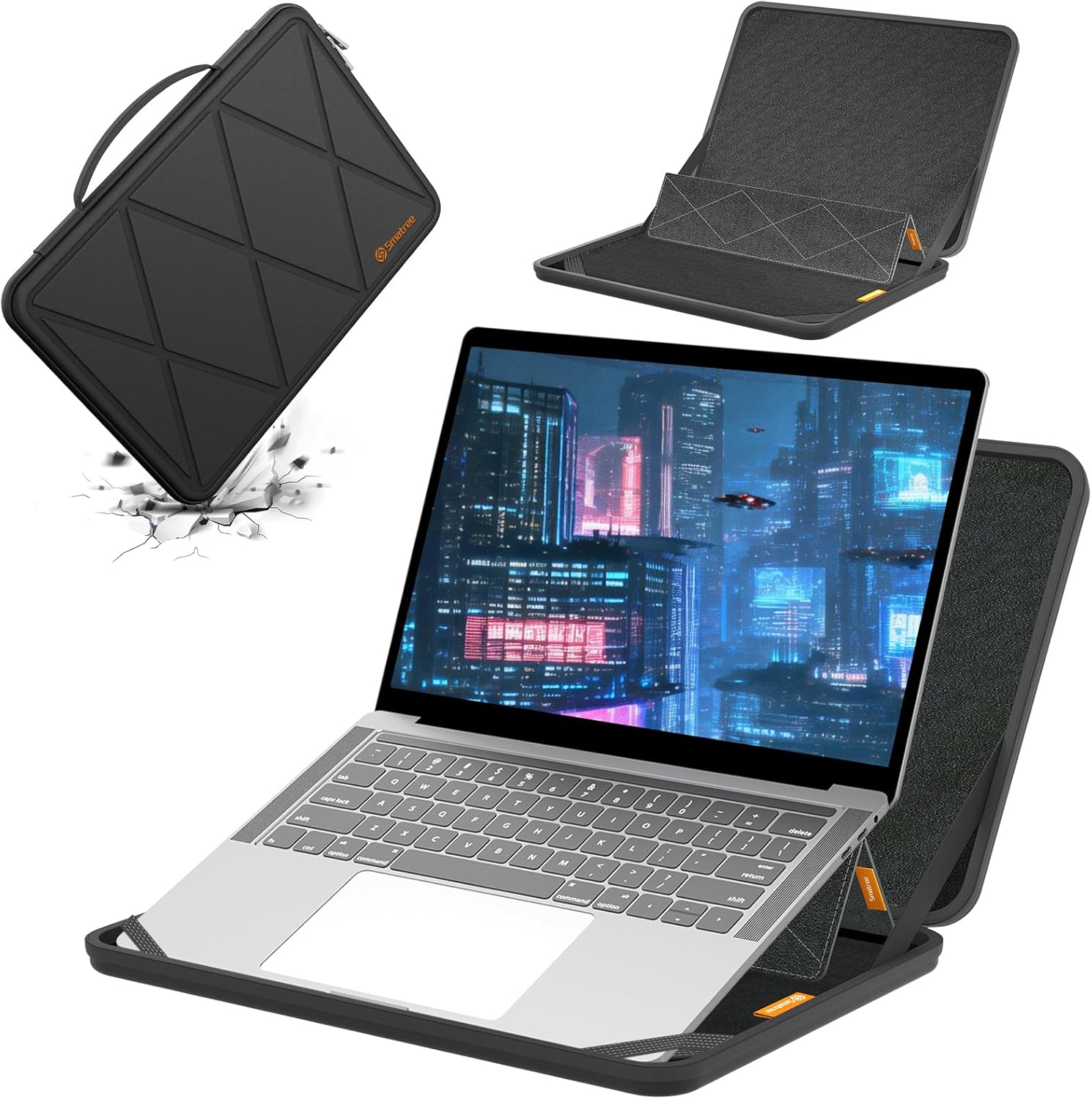Smatree MS77T Hard Protective 14-15.6 inch Laptop Sleeve Case Compatible for Lenovo Yoga Slim 7i Aura Edition, for ASUS ExpertBook B2 Flip/B2, for Apple MacBook Air M4 2025/2024 M3/2023 M2