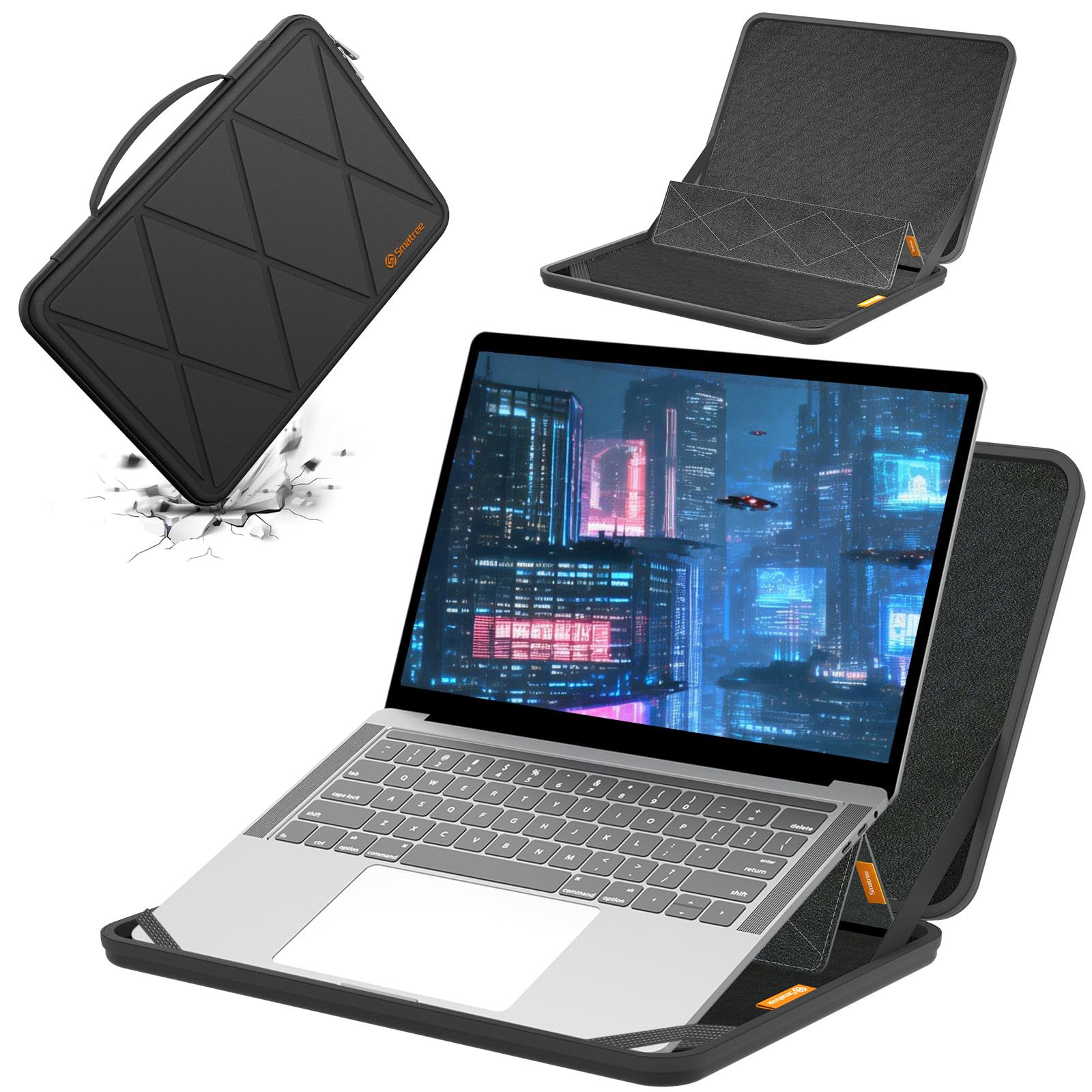 Smatree MS77T Protección rígida 14-15,6 Pulgadas Funda para portátil Compatible con Lenovo Yoga Slim 7i Aura Edition, para ASUS ExpertBook B2 Flip/B2, para Apple MacBook Air M4 2025/2024 M3/2023 M2