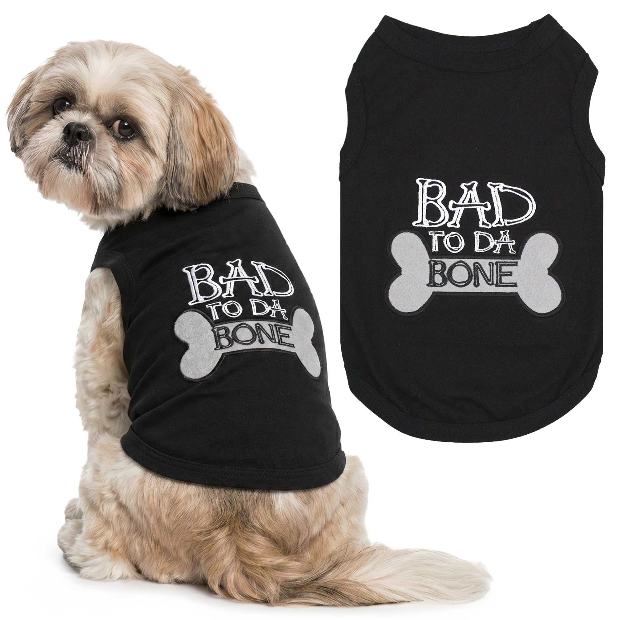T-shirt pour chien Parisien en taille M ajustement parfait et textile souple