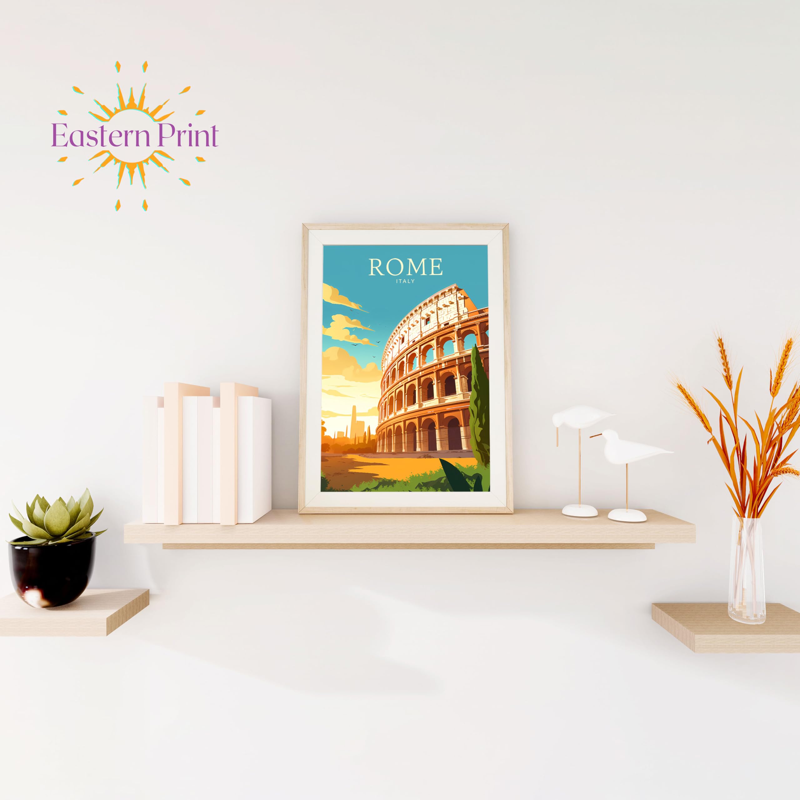 Amazon.com: Eastern Print Rome Poster, Travel Poster, City Prints