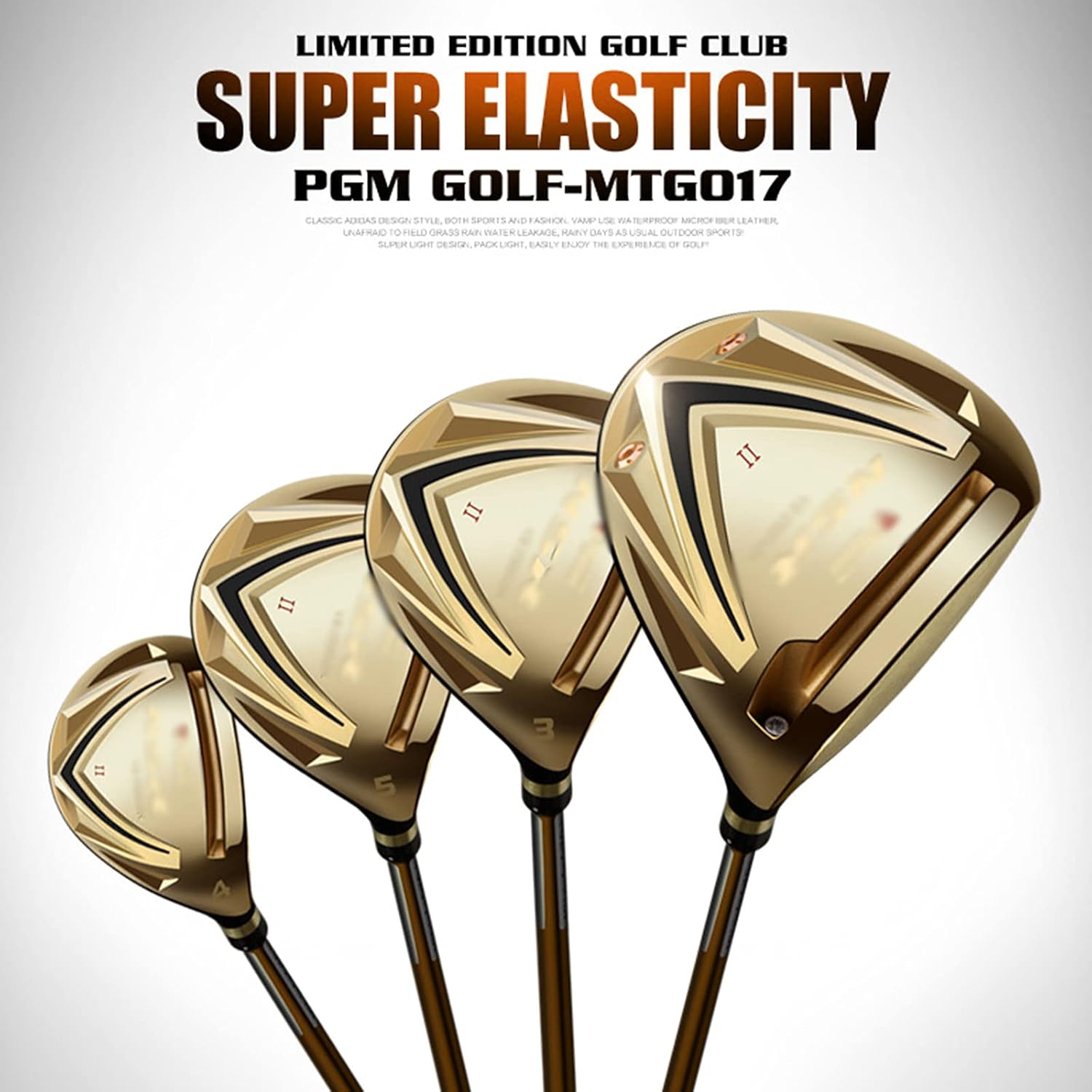 Golf Gift 12 Piece Men's Complete, Golf Club Set, Golf Standard Ball Bag & Golf Right Handed Clubs Beginner's Full Set, Carbon Shaft