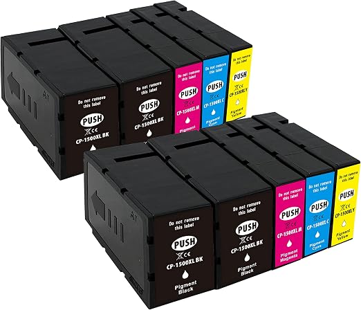LeciRoba Tintenpatronen Kompatibel Für Canon Maxify Drucker – 10er Pack, Hohe Reichweite, 1500XL