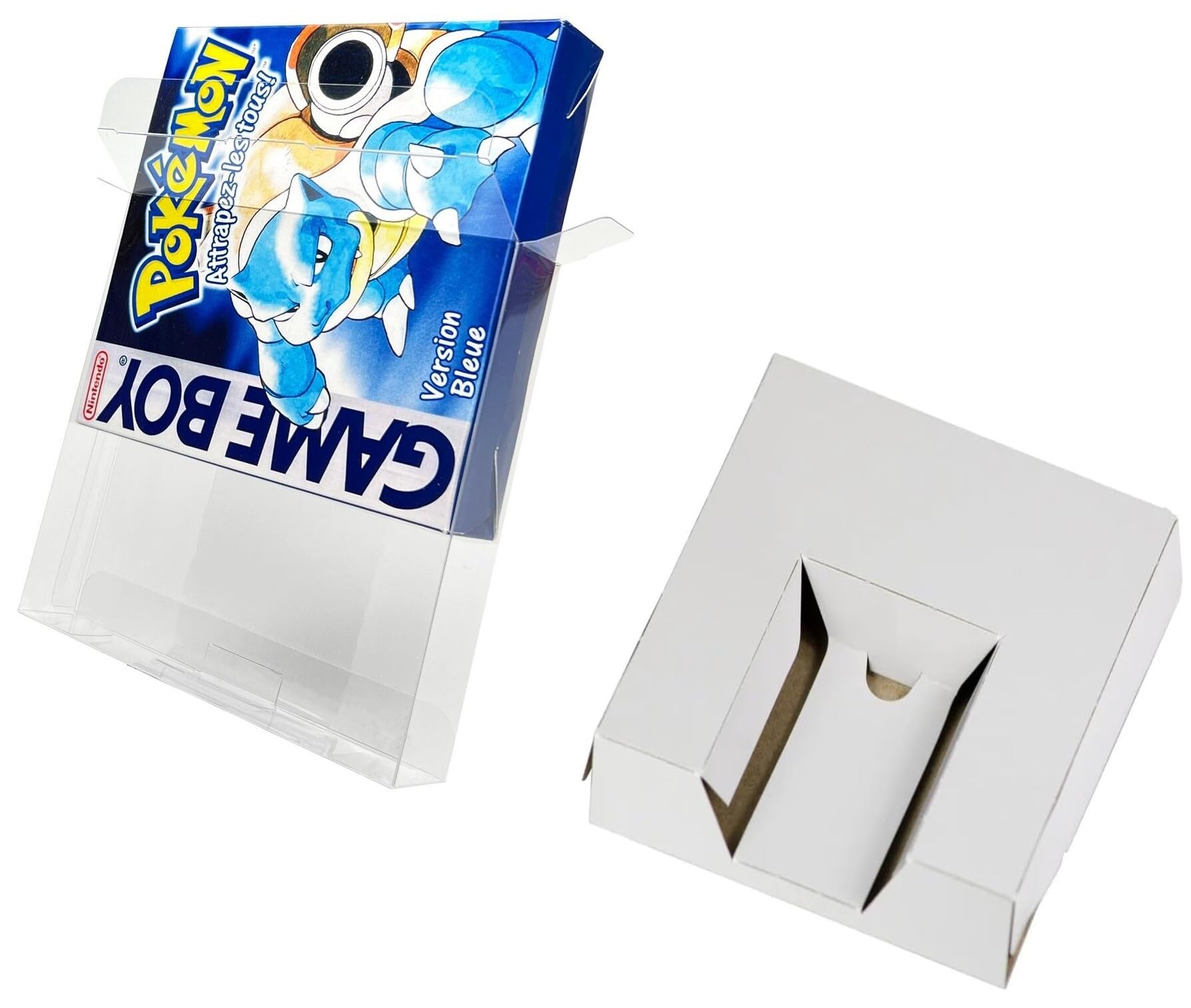 Link-e : Pack de Protection Compatible avec la Console Nintendo Gameboy Originale : 10 X Boitier et Cale de Remplacement pour Boite de Jeu