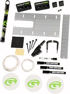 GOLFTEC Ultimate Short Game Tool Kit - Steel Putting Mirror, Start Line String, Path Perfectors, All-Terrain Gate, Ghost Holes, Cup Reducer, Putting Laser, Putting Chalk Pen