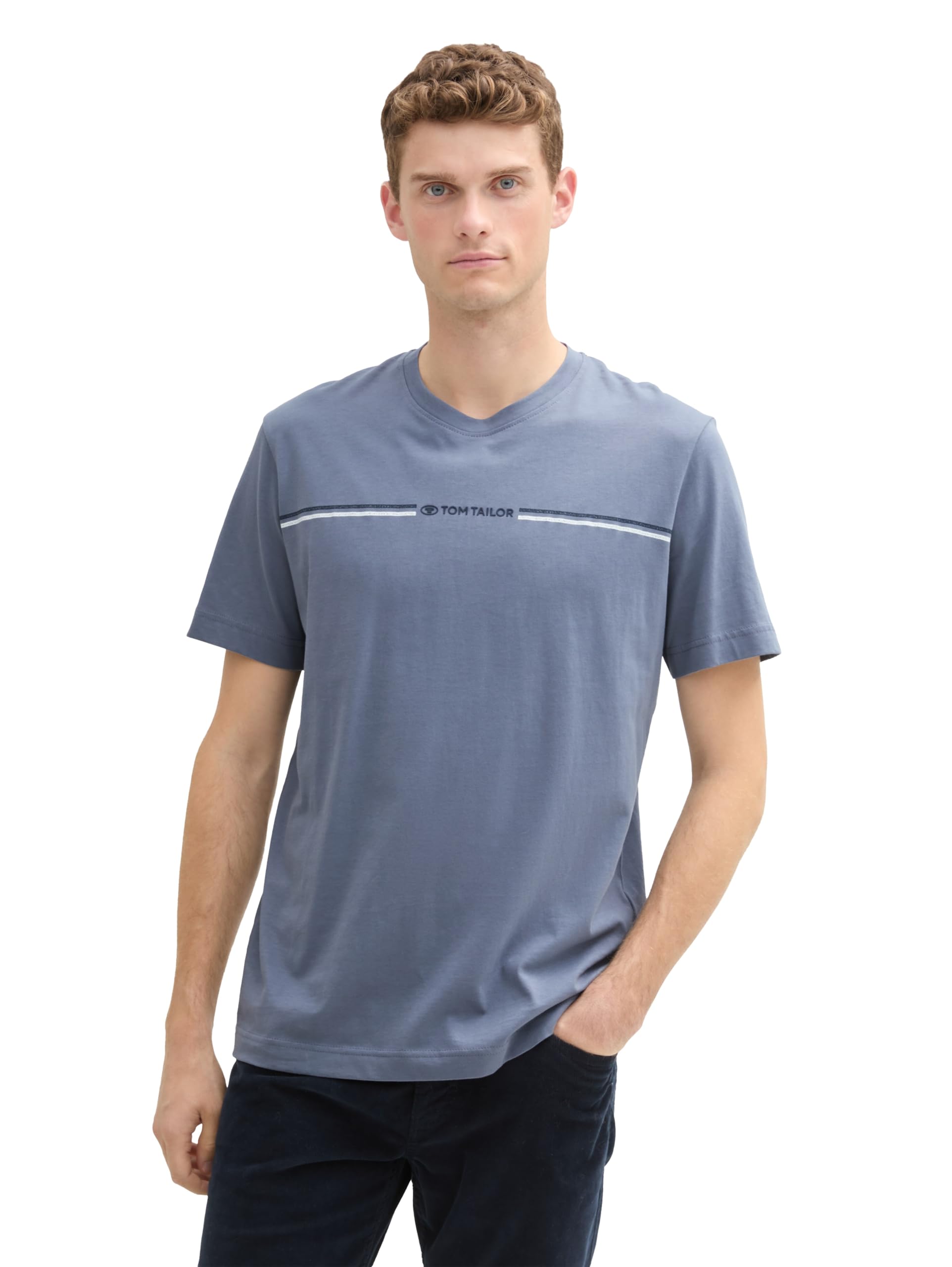 TOM TAILOR Herren T-Shirt mit Print