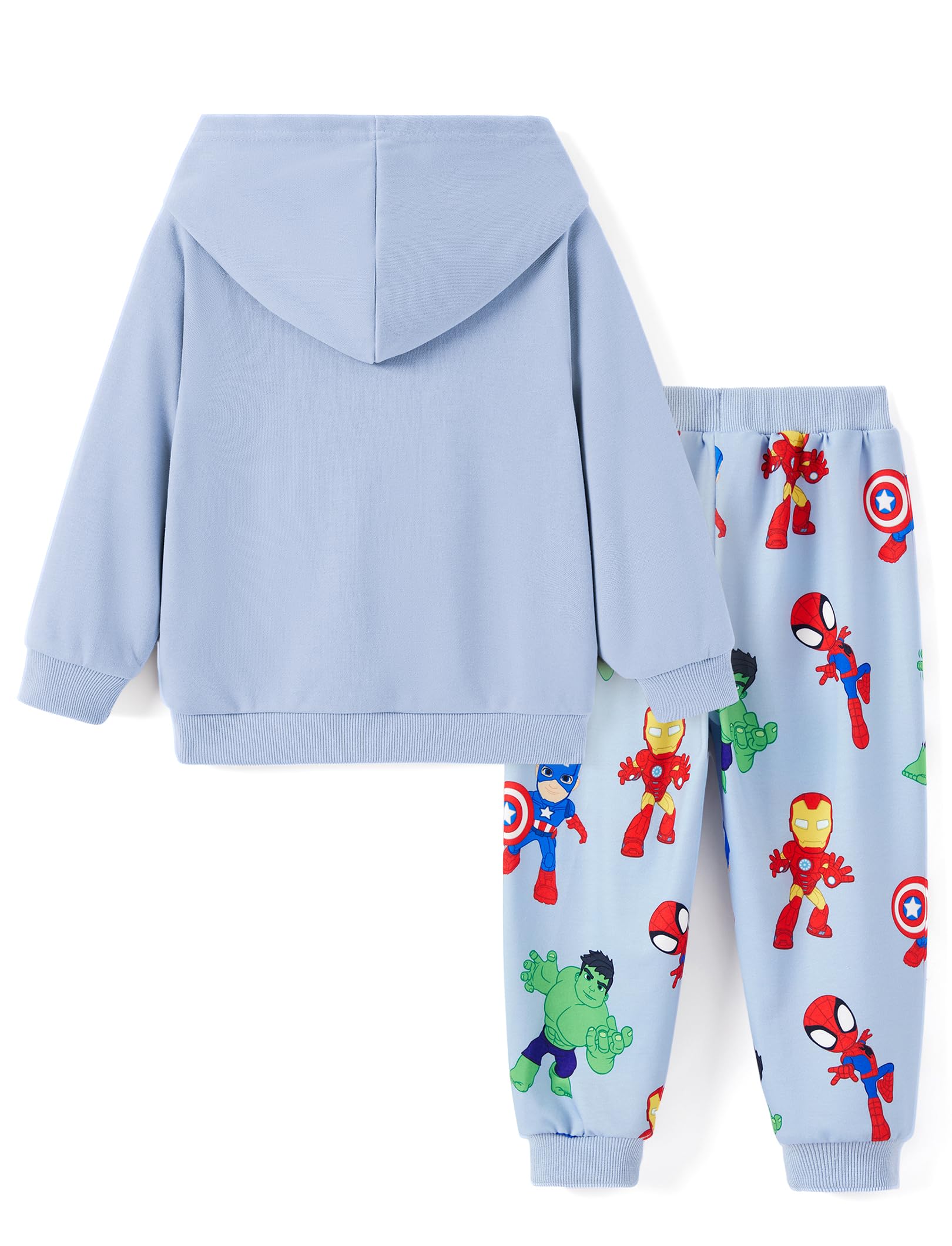 Disney Marvel Spider-Man Mickey Toy Story Cars Boy Pullover Hoodie & Jogger Pants Outfit-Set Sweatsuit Lounge Matching Set 2-9Y