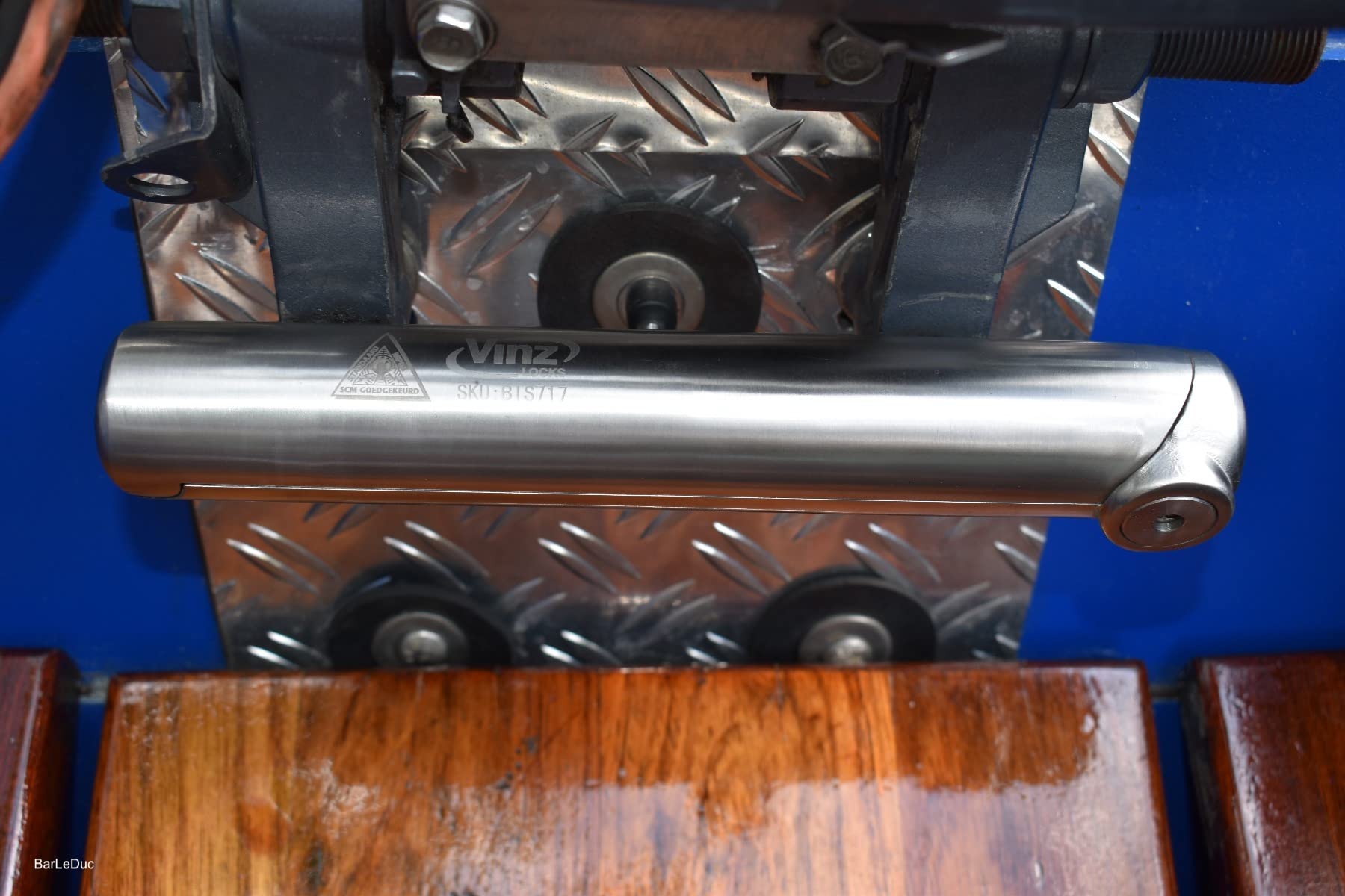 VINZ Atlantis Cerradura de motor fueraborda | Aprobado por SCM | Antirobo Para Motores Náuticos | Candado Marina De Alta Seguridad