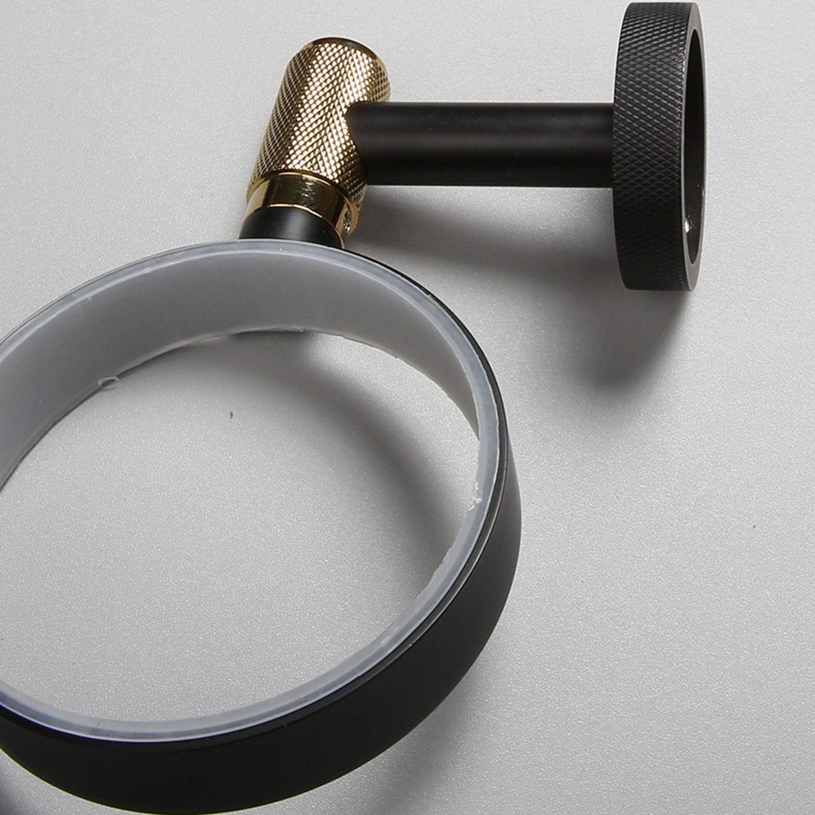 Escobillero Baño Conjunto de tazón de Inodoro congelado Conjunto de Vidrio Taza de Vidrio Limpieza Integral Aseo Limpieza de Inodoro sin Perforado (montado en la Pared) Escobillas WC