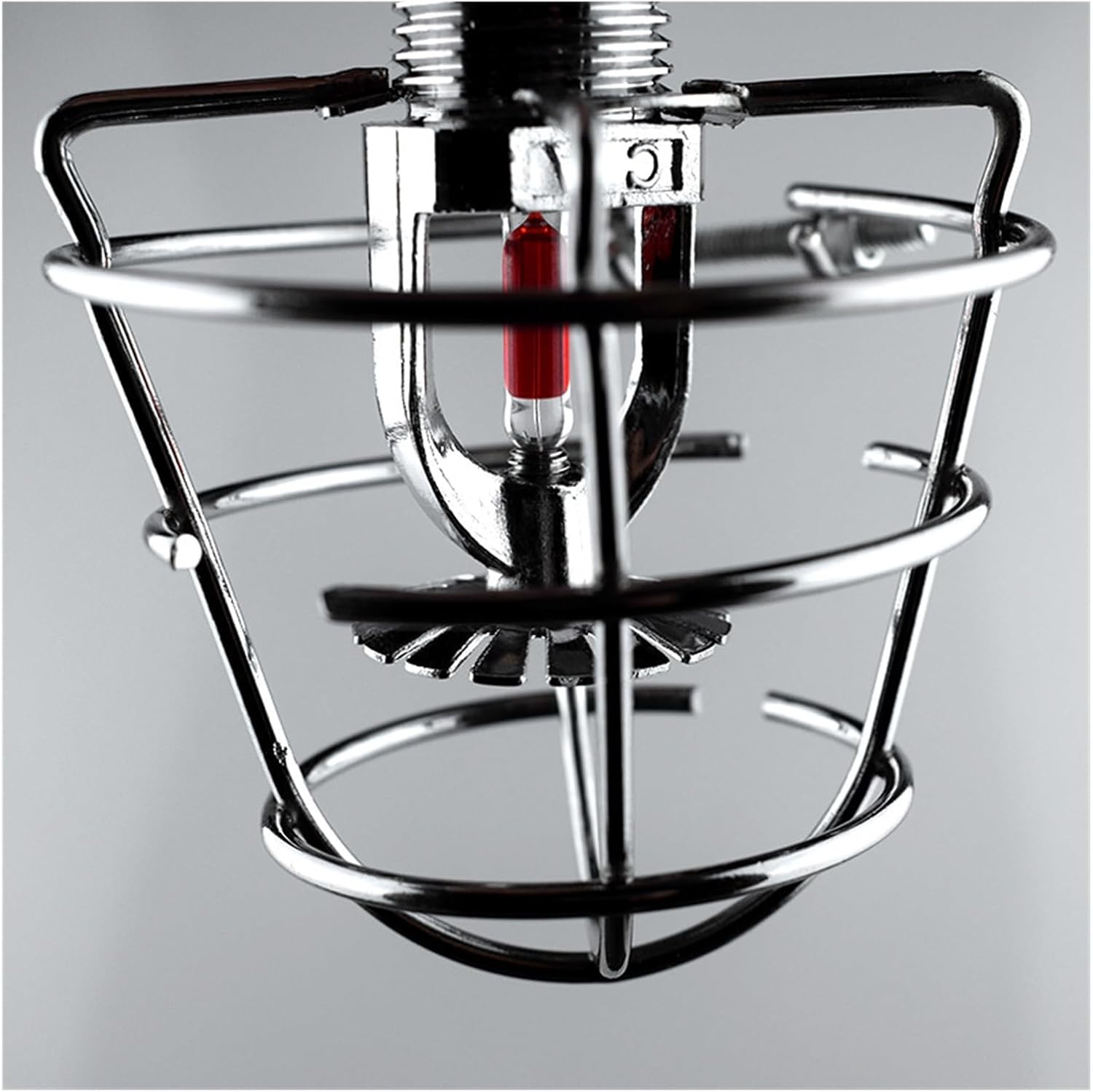 1pcs Stainless Steel Fire Sprinkler Guard, Universal Clip-Type Protector For 1/2" & 3/4" Heads
