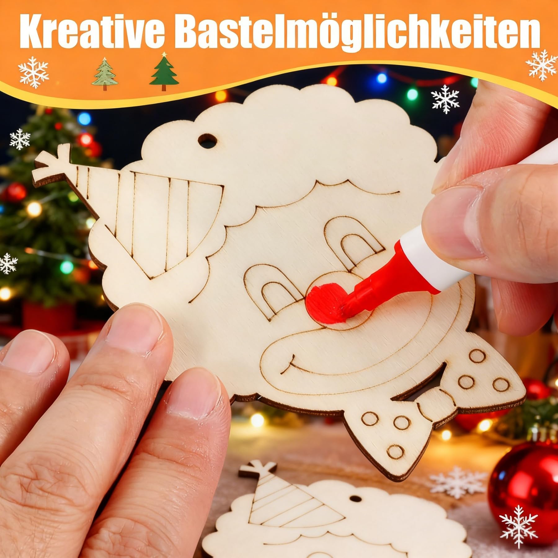 Ensemble de Bricolage Clown 12 Pièces Décoration Faite à la Main Thème Cirque Kit Pâques Enfant Activité Manuelle