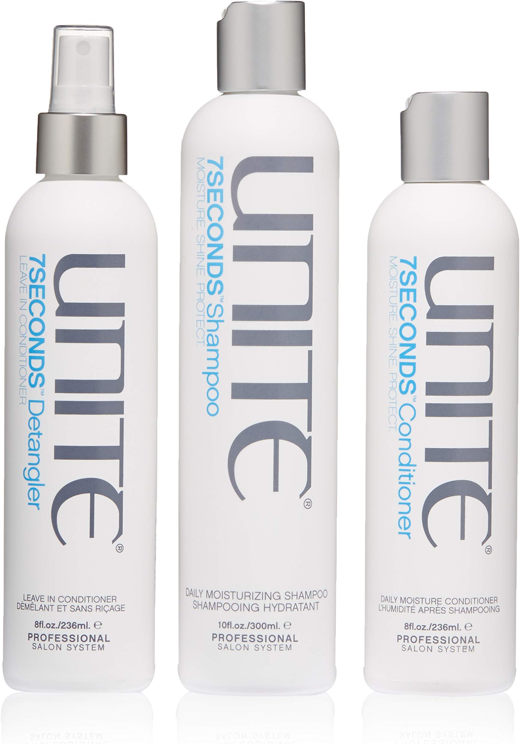 UNITE Hair 7seconds Shampoo, Conditioner & Detangler Trio