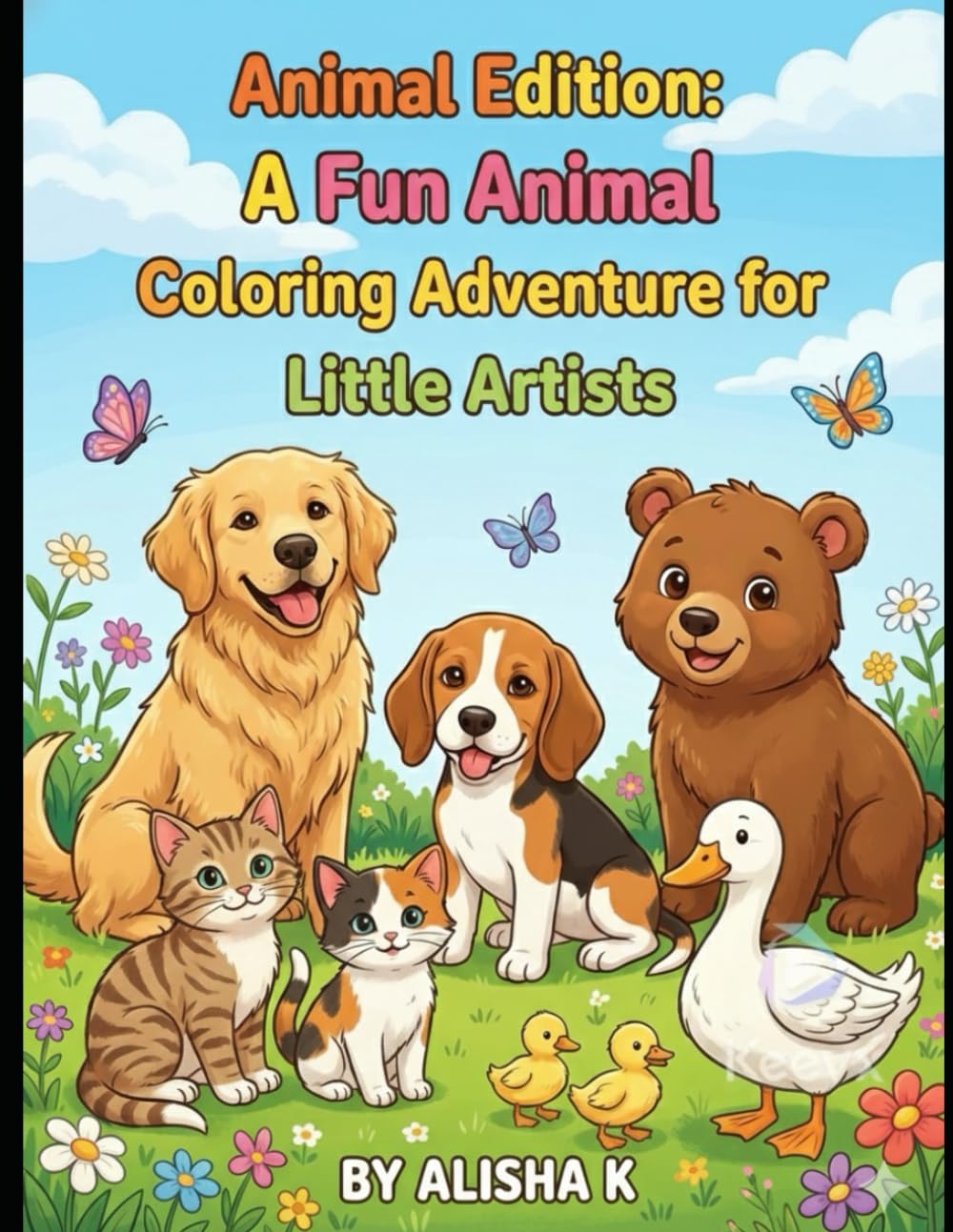 Animal Edition: A Fun Animal Coloring Adventure for Little Artists