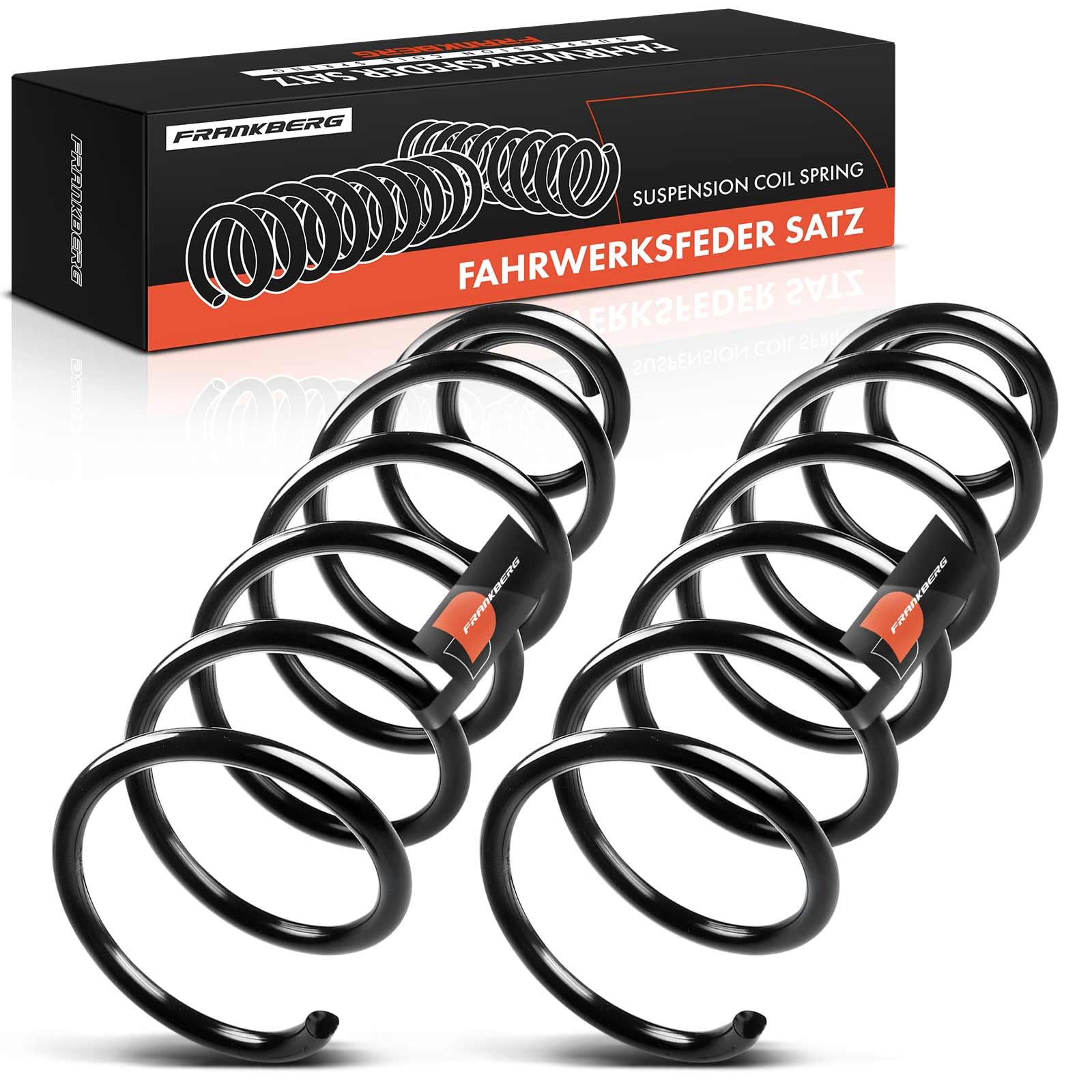 Frankberg 2 ressorts de suspension pour essieu arrière 5102Z9 | Compatible avec: Tipi partenaire, Berlingo Multispace B9, C4 Picasso I MPV UD