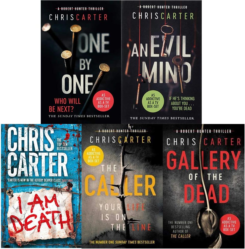 Chris carter robert hunter series 5 books collection set