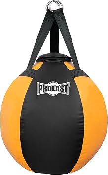 Wrecking Ball Heavy Punching Bag for Adults, Hook and Uppercut, Body Snatcher, Boxing, MMA, Muay Thai, 65 lbs, Classic