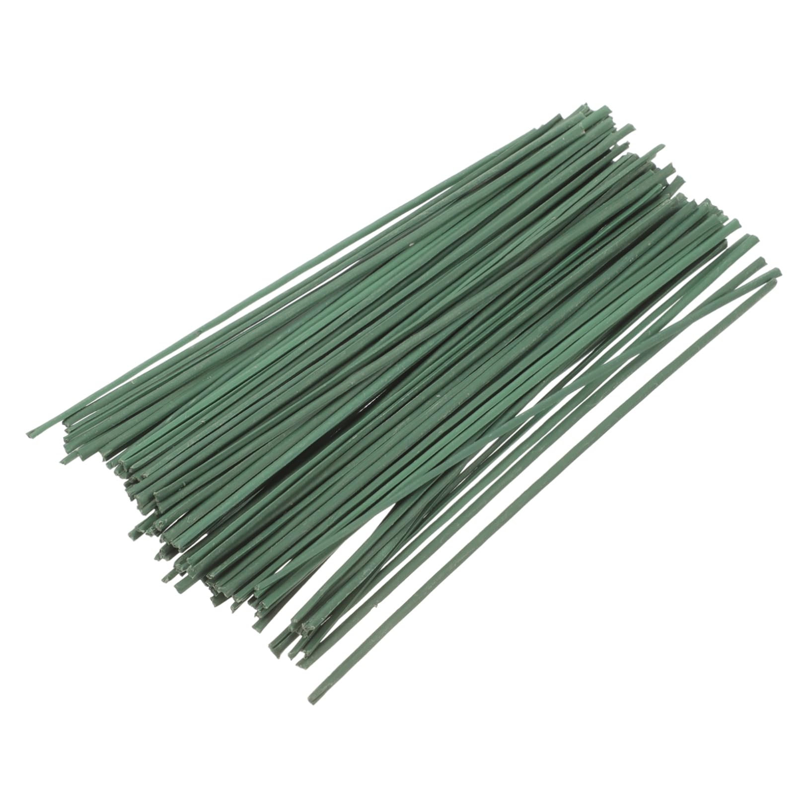 Tofficu 100pcs DIY Flower Stems Metal Floral Stem Wire Kit for Vase Wedding Craft