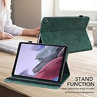 Vista 2 de Funda para Yaxa Kindle Fire Max 11 (13ª generación, versión 2023) de 11 pulgadas, piel sintética, con soporte en relieve de flor de pavo real