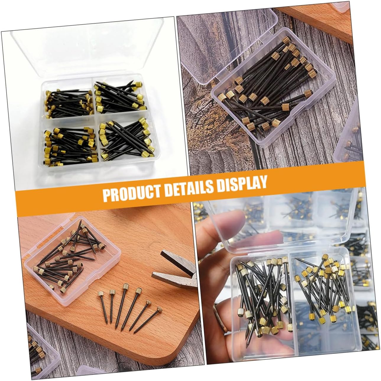 450pcs Picture Hangers and Nails Wall Mount Hanger Nails for Easy Installation of Frames Posters and Art Walls