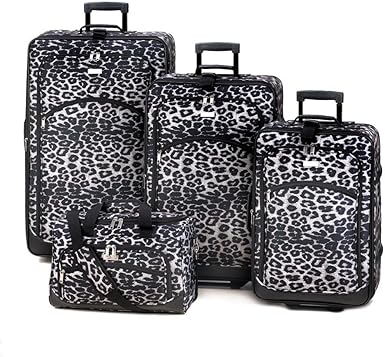 leopard luggage
