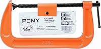 Vista 6 de Pony Jorgensen 2680 Abrazadera C de 8 pulgadas, naranja