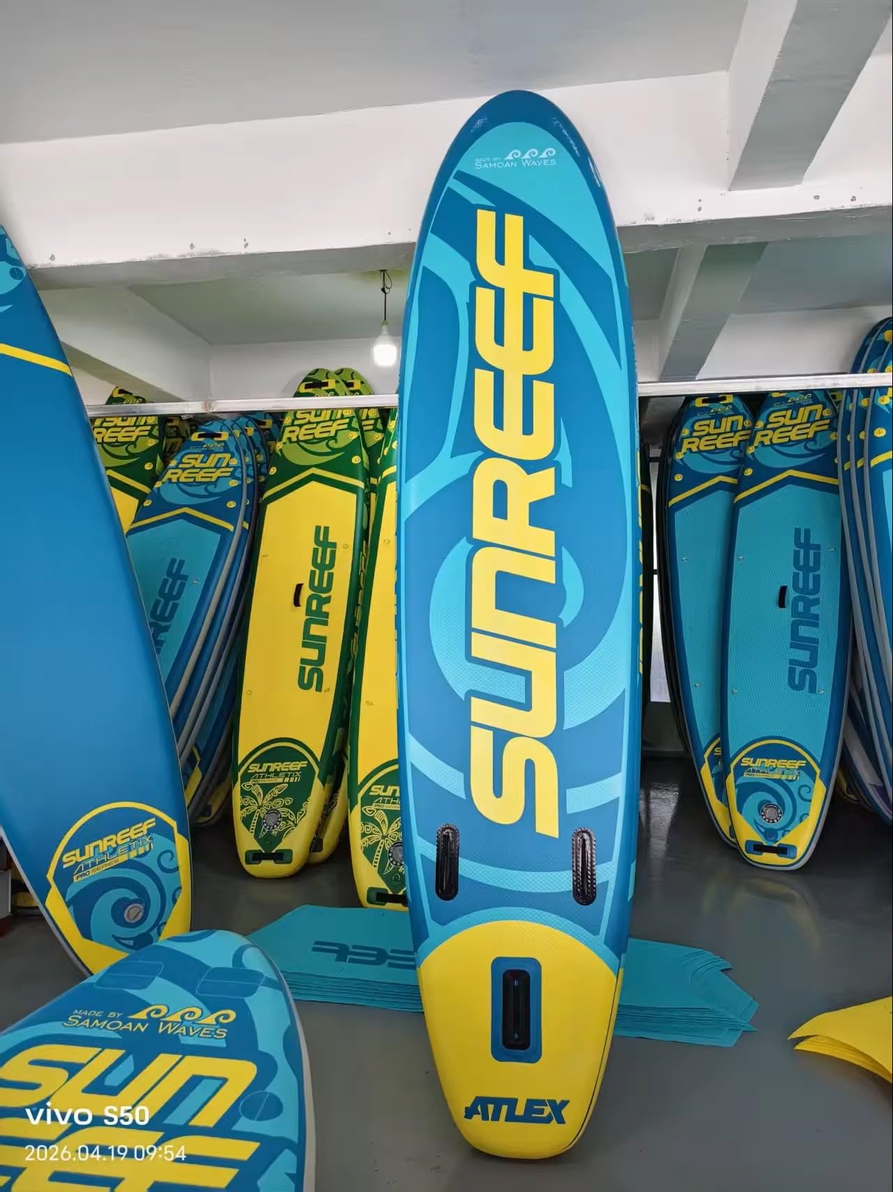 SUNREEF SUP 350cm 200kg Stand UP Paddle Board Sitz Set Surfboard aufblasbar 2in1 Blau