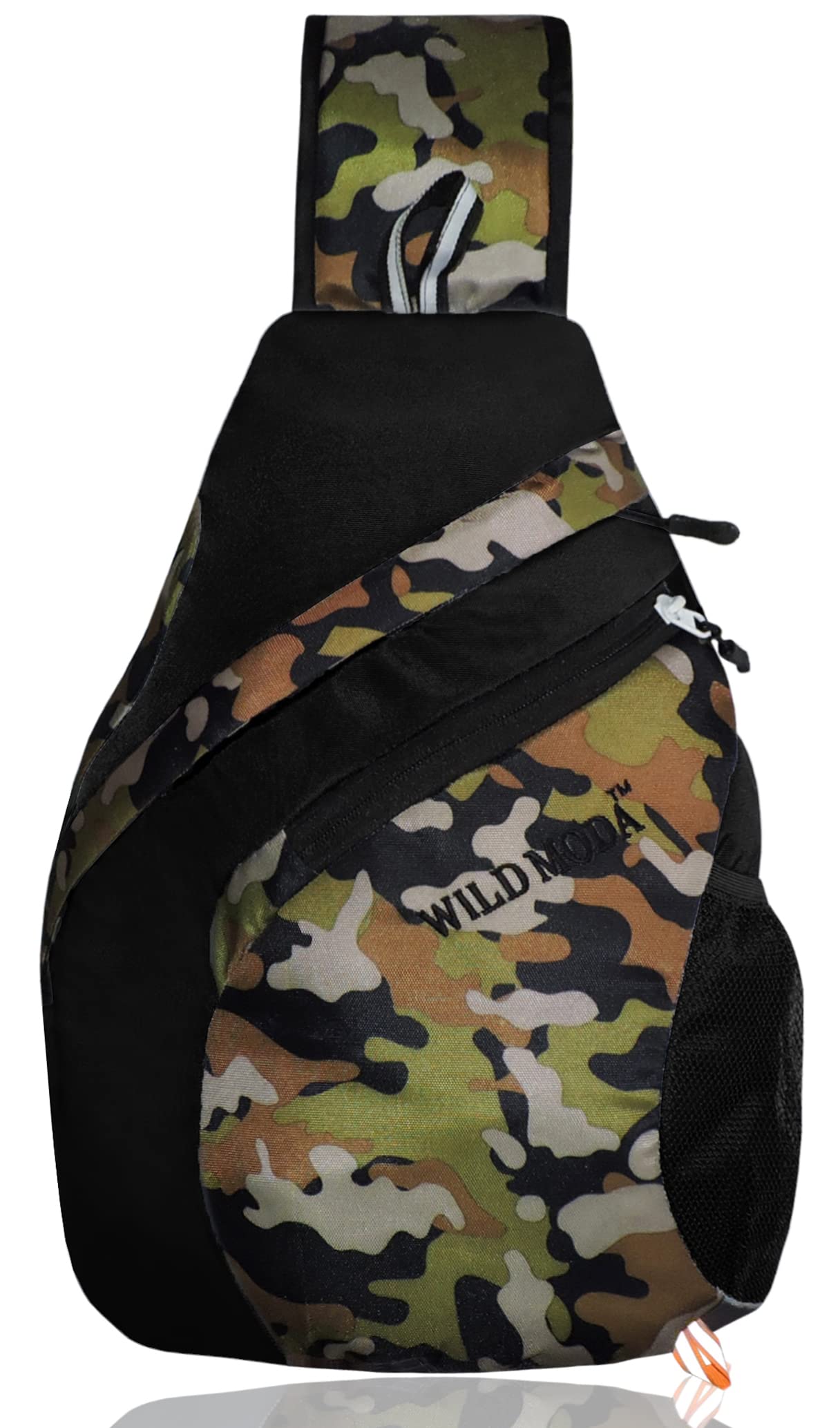 WILD MODA CROSS BODY UNISEX BACKPACK (Green & Black)