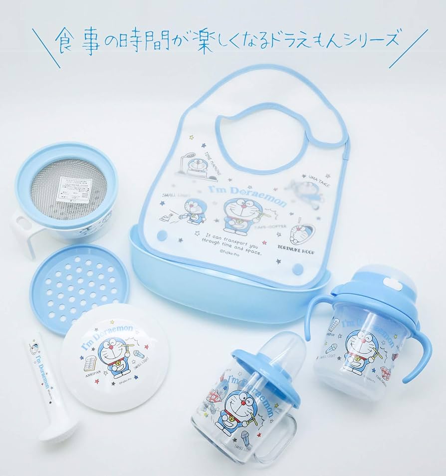 Amazon.co.jp: OSK ドラえもん 離乳調理セット 日本製 BG-200