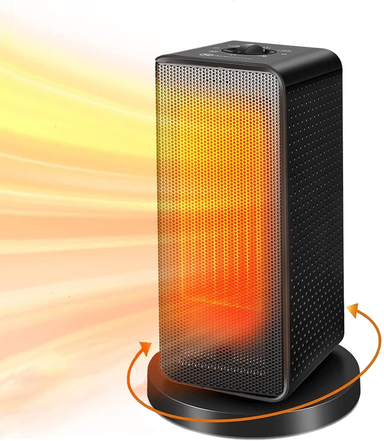 Heizlüfter Energiesparend Leise, 1200W schnell heizende Keramik