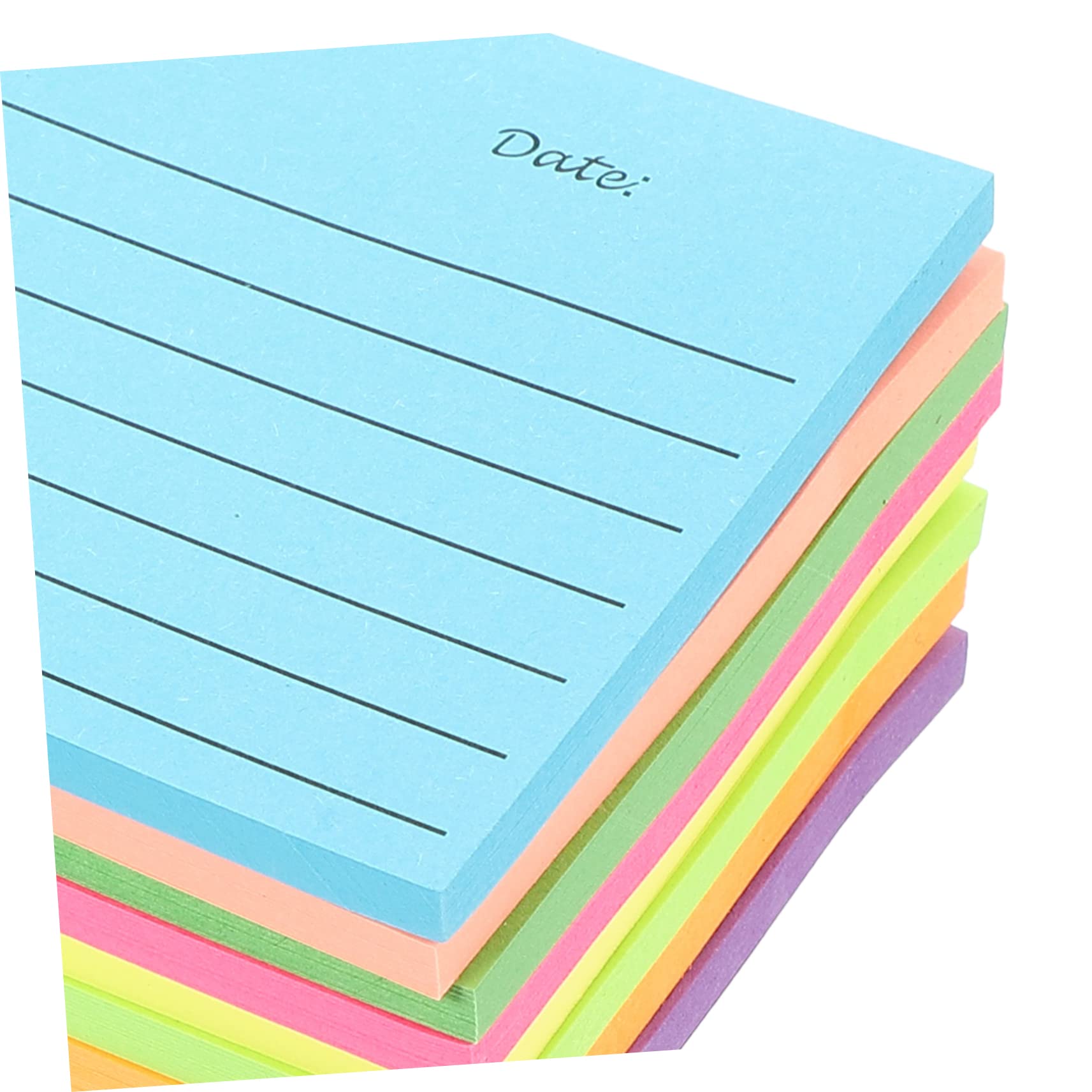45stücke Teiliges Fluoreszierender Haftnotizen Bunte Selbstklebende Memo Pads Für Büro Und Schule Für Notizen Erinnerungen Und Planung