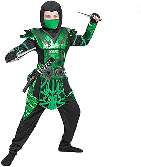 Kids Ninja costume with Ninja Accessory Toys