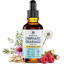 Lymphatic Drainage Drops, 26-in-1 Lymph System Support, Alcohol-Free, Vegan