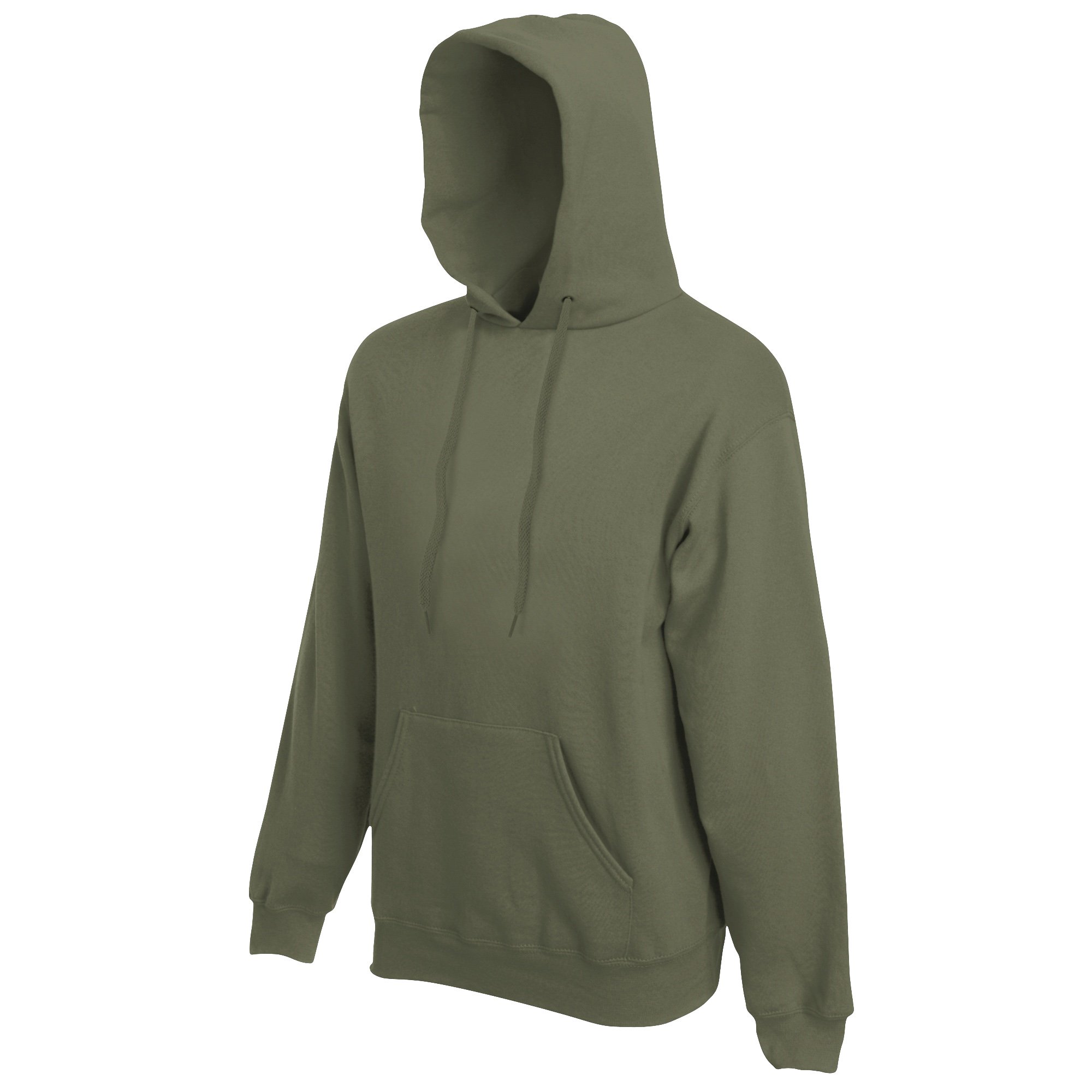 Fruit of the Loom Men's Pull-over Premium Hooded Sweat, Classic Olive, Medium