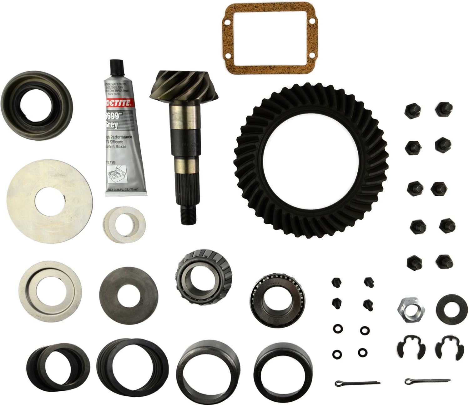 Spicer 706930-5X Differential Ring and Pinion Gear Set for DANA 30, 3.73 Ratio