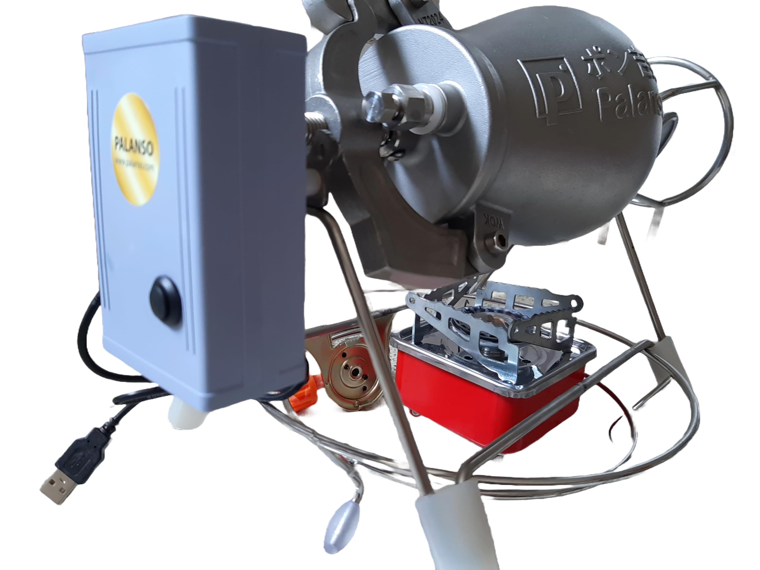 ポン菓子機 6合用のポン吉楽 電動式フルセット 5つの安全設計 圧縮式焼き栗機 Amazon | パランソポン菓子機 6合用のポン吉楽! 電動式フル