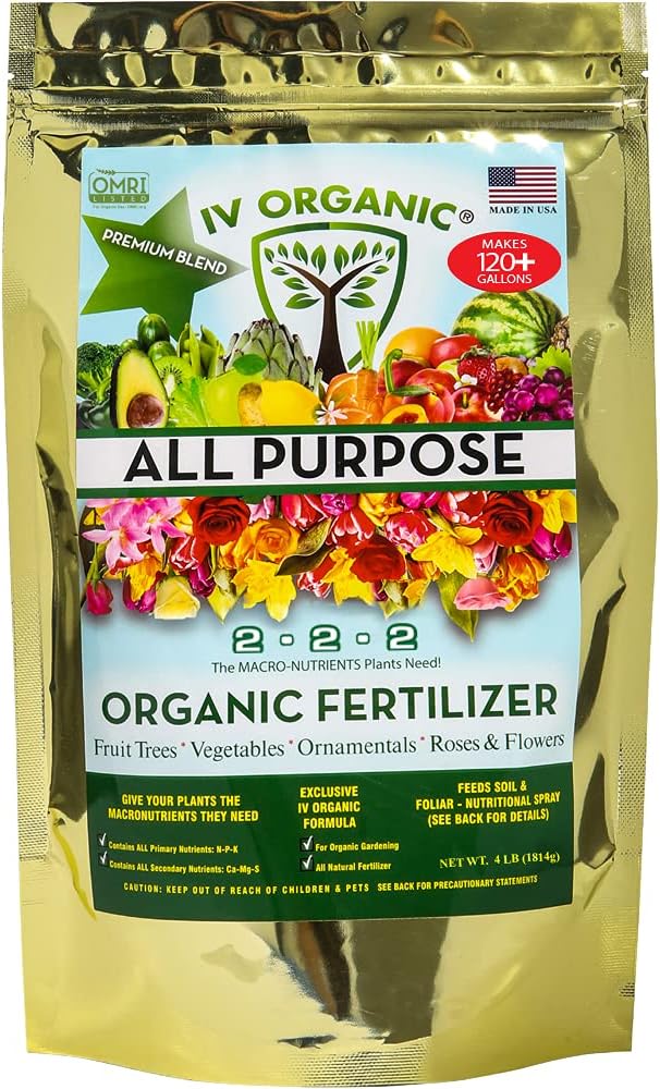 IV Organic All Purpose | Premium Blend Fertilizer (4 lbs)