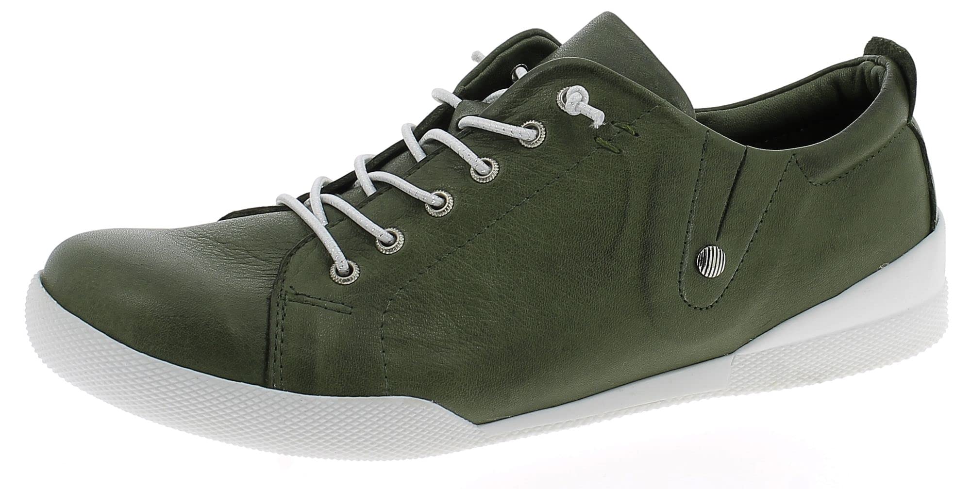 Andrea Conti Women's Trainers, Olive, 4 UK
