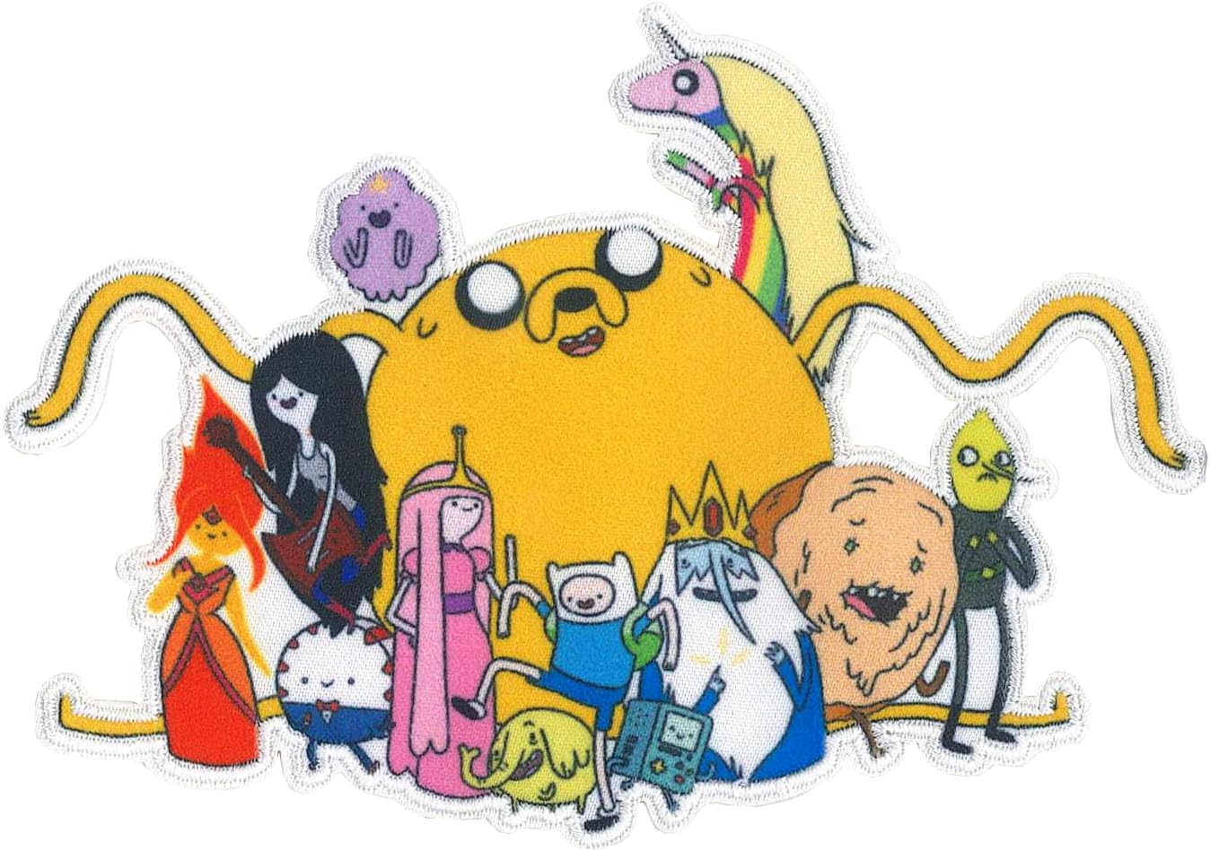 C&D Visionary Adventure Time Group Photo Patch, Yellow