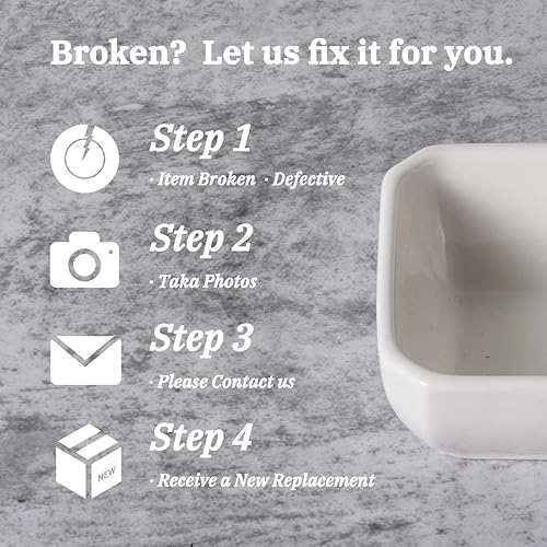 Miniatura 7 de DELLING Juego de cuencos de cerámica de 3 onzas  Juego de tazones de salsa de soyaplatos pequeños para salsa de tomate sushi, soja, astillas y