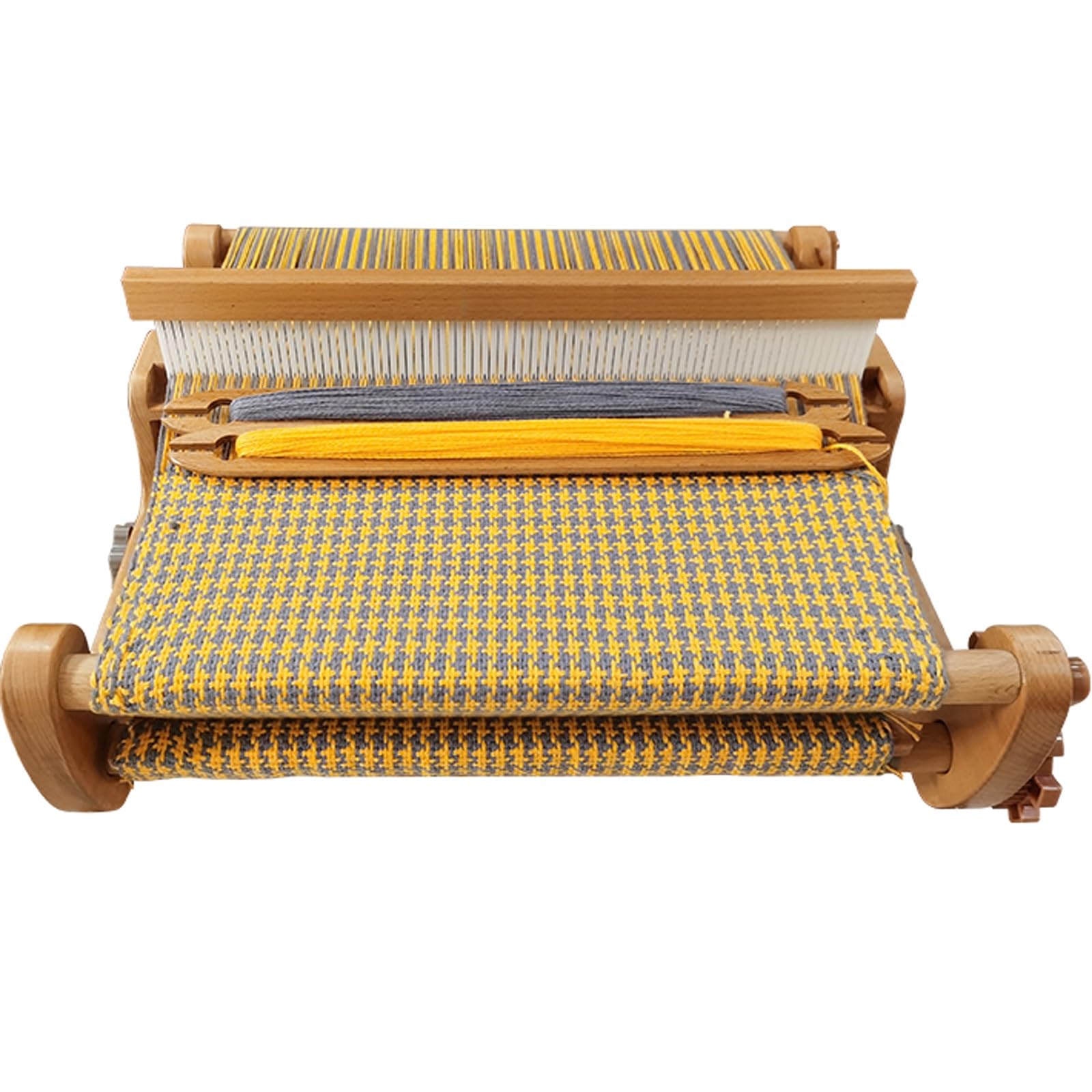 Macchina per tessitura fai da te in legno, per lavori a maglia fai da te, telaio per tessitura, per sottobicchieri, tovagliette, borse di stoffa
