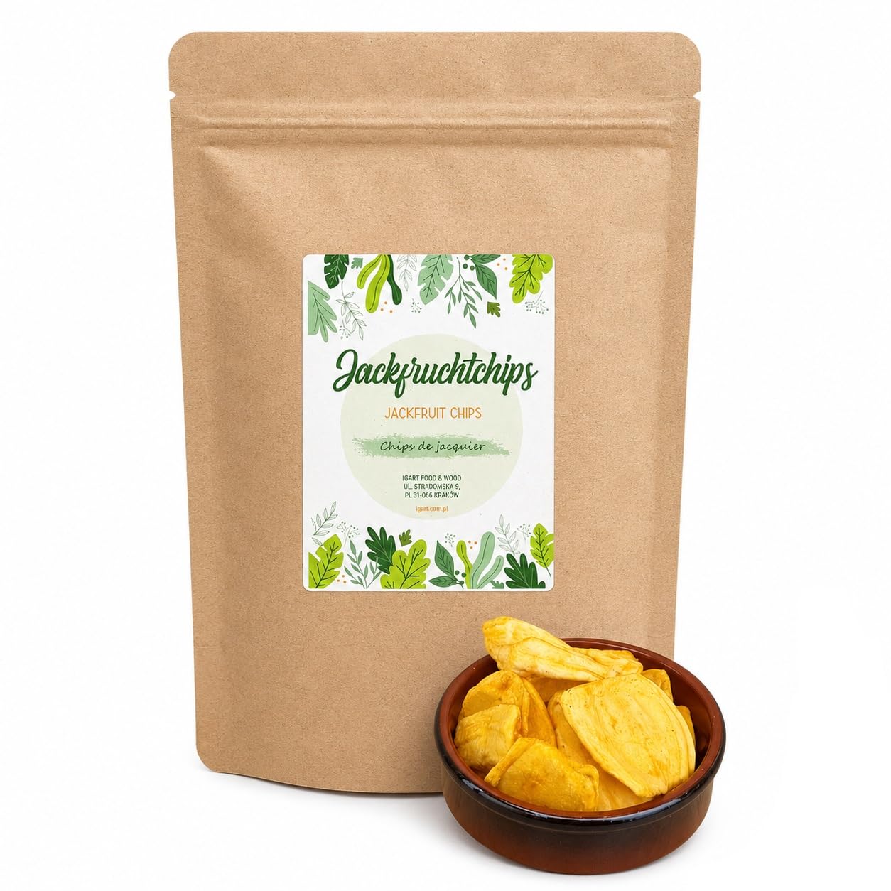 IGART FOOD & WOOD Getrocknete Jackfrucht Exotischer Snack aus Vietnam Weiche Tropenfrucht Ohne Zuckerzusatz oder Konservierungsstoffe Für Veganer geeignet (3kg)