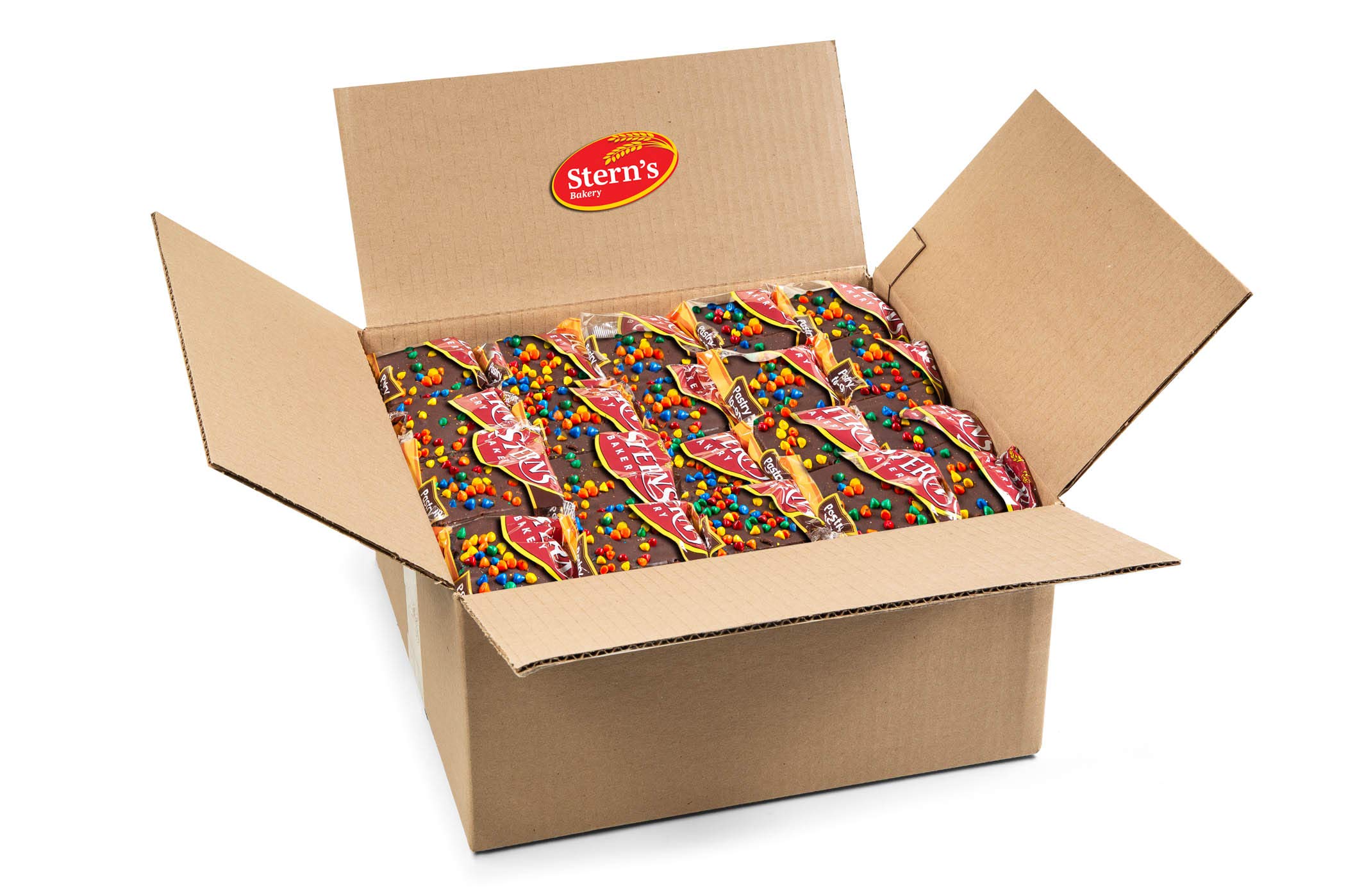 Office Snacks | 1.5 Oz Confetti Brownie | Snack Cakes and Pastries | Lunchbox Snacks | Back to School Snacks | Approx 80 Count | Dairy & Nut Free | Stern’s Bakery