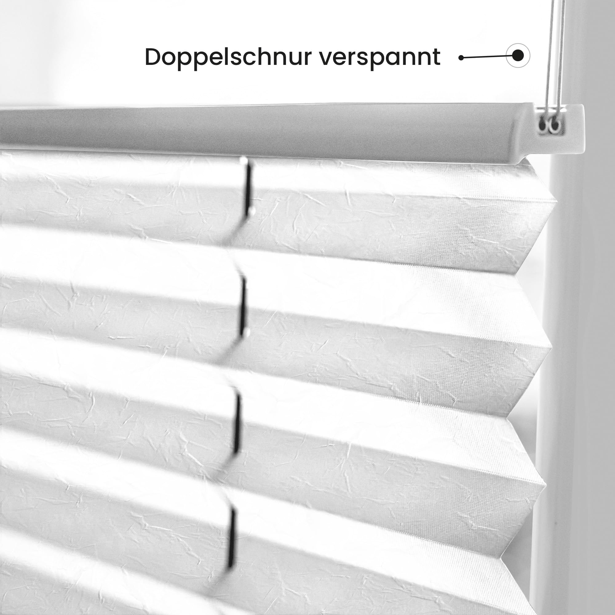 Tenda Plissettata Klemmfix Antracite 85x100cm - Senza Foratura, Con Morsetti